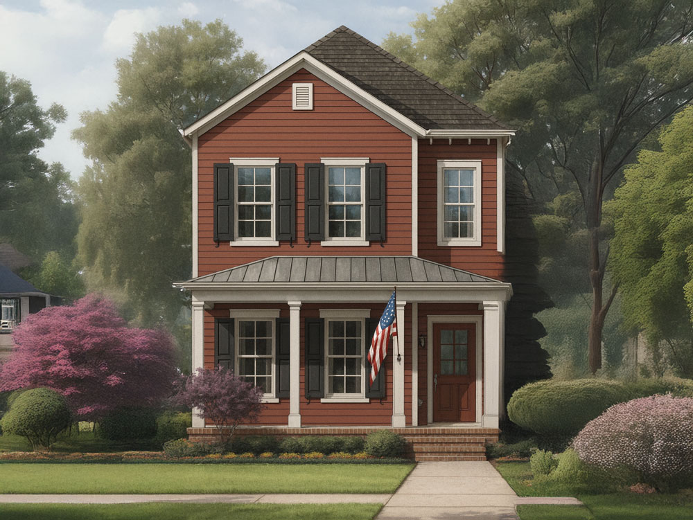 New home floor plan, The Reid by Femme Forte Development